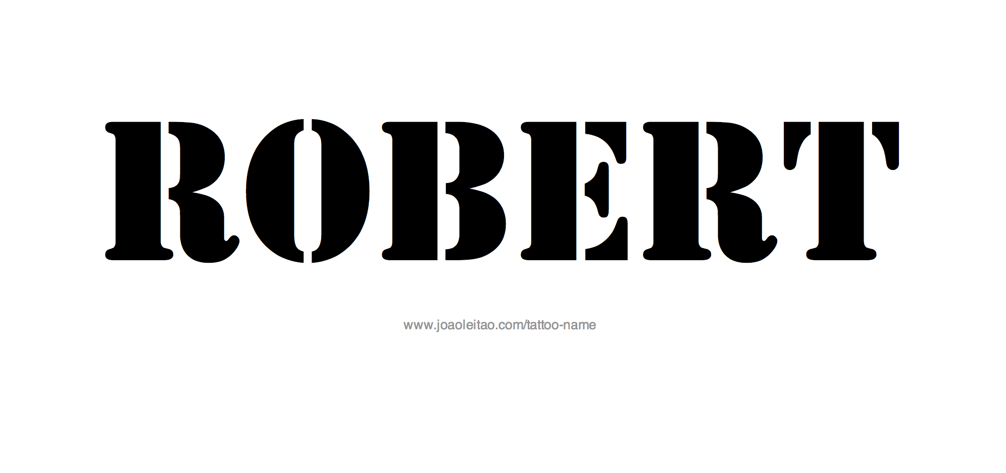 Robert Name Tattoo Designs